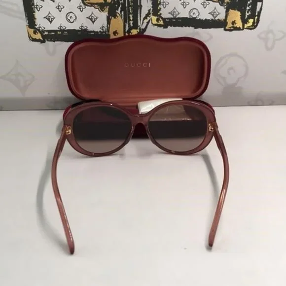 New Authentic Gucci GG0793SK 003 IN PINK-BROWN SUNGLASSES Gucci | Accessories | New Authentic Gucci Gg793sk 003 In  main image 4